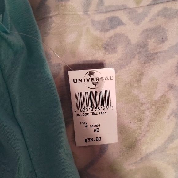 Teal Universal Studios tank top - Picture 3 of 3